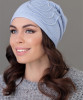 Серо-голубой Шапка "Эшли Роза"