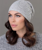 Серый меланж Шапка "Эшли Роза"