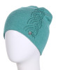 Бирюзовый Шапка "Рузанна Коса"