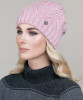 Светло-розовый Модные шапки Junberg оптом в Москве