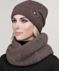 Коричневый Шапка и снуд Junberg оптом